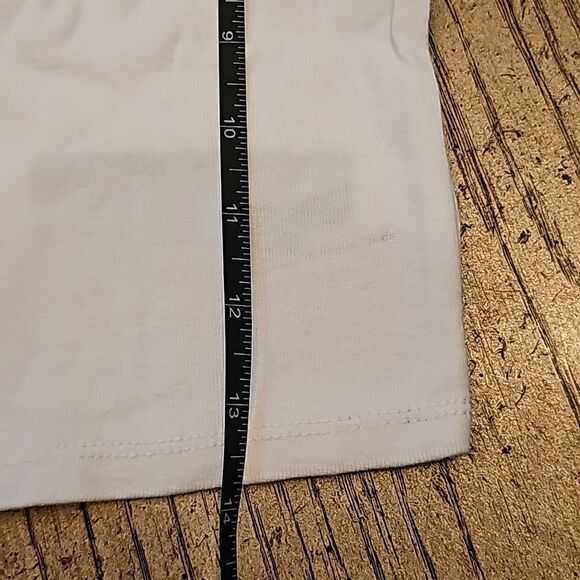 White long sleeve crop top size 7/8 girls 100% cotton - Picture 6 of 10